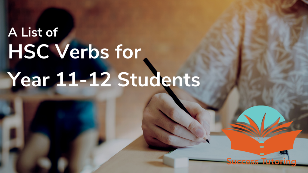 HSC Verbs for Year 11-12 students | Success Tutoring